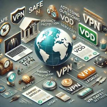 海外VODサービスの活用方法：VPNを使った視聴の仕方とリスク